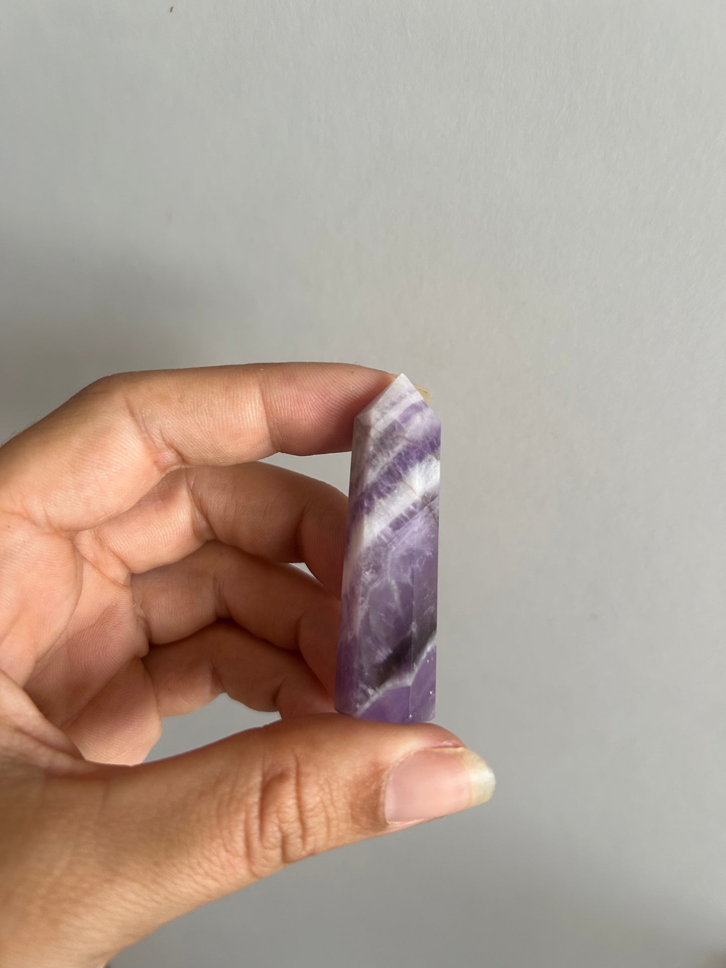 Amatista Chevron punta
