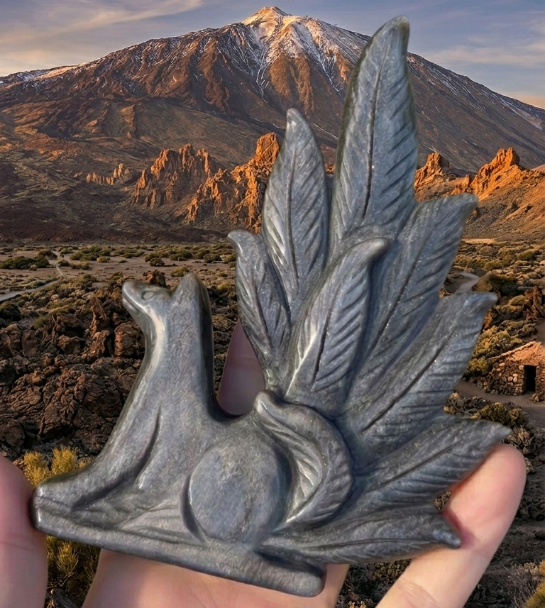 Zorro Obsidiana plateada