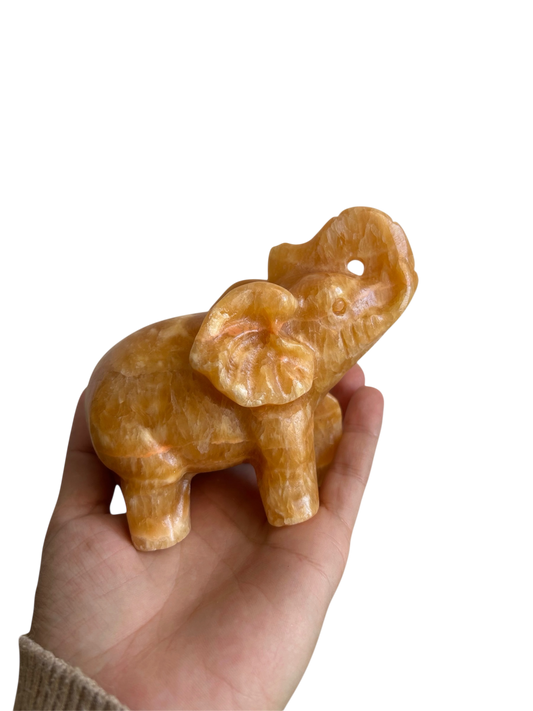 Elefante calcita de miel