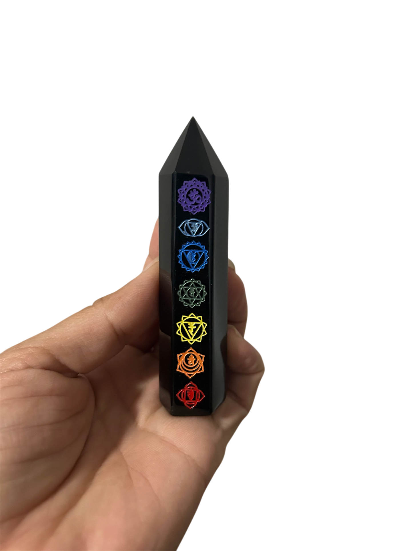 Punta Obsidiana chakras