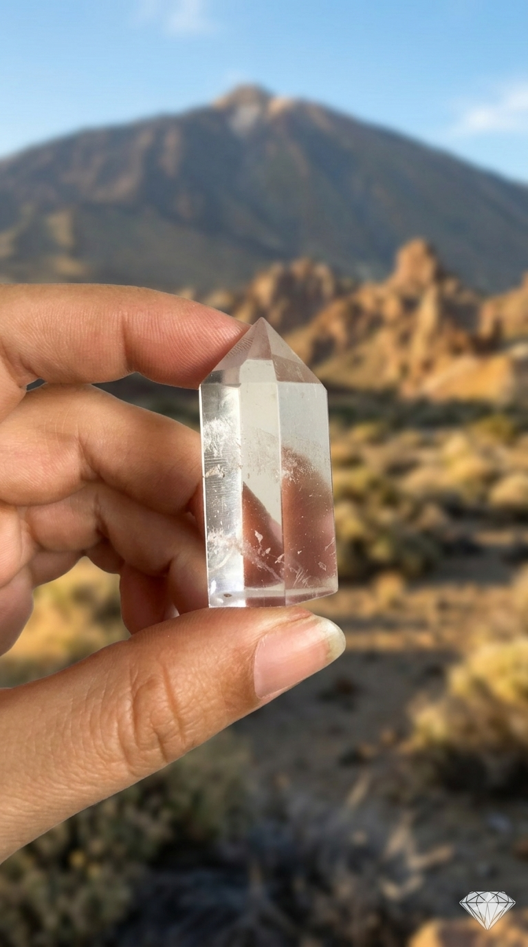 Cristal de roca punta