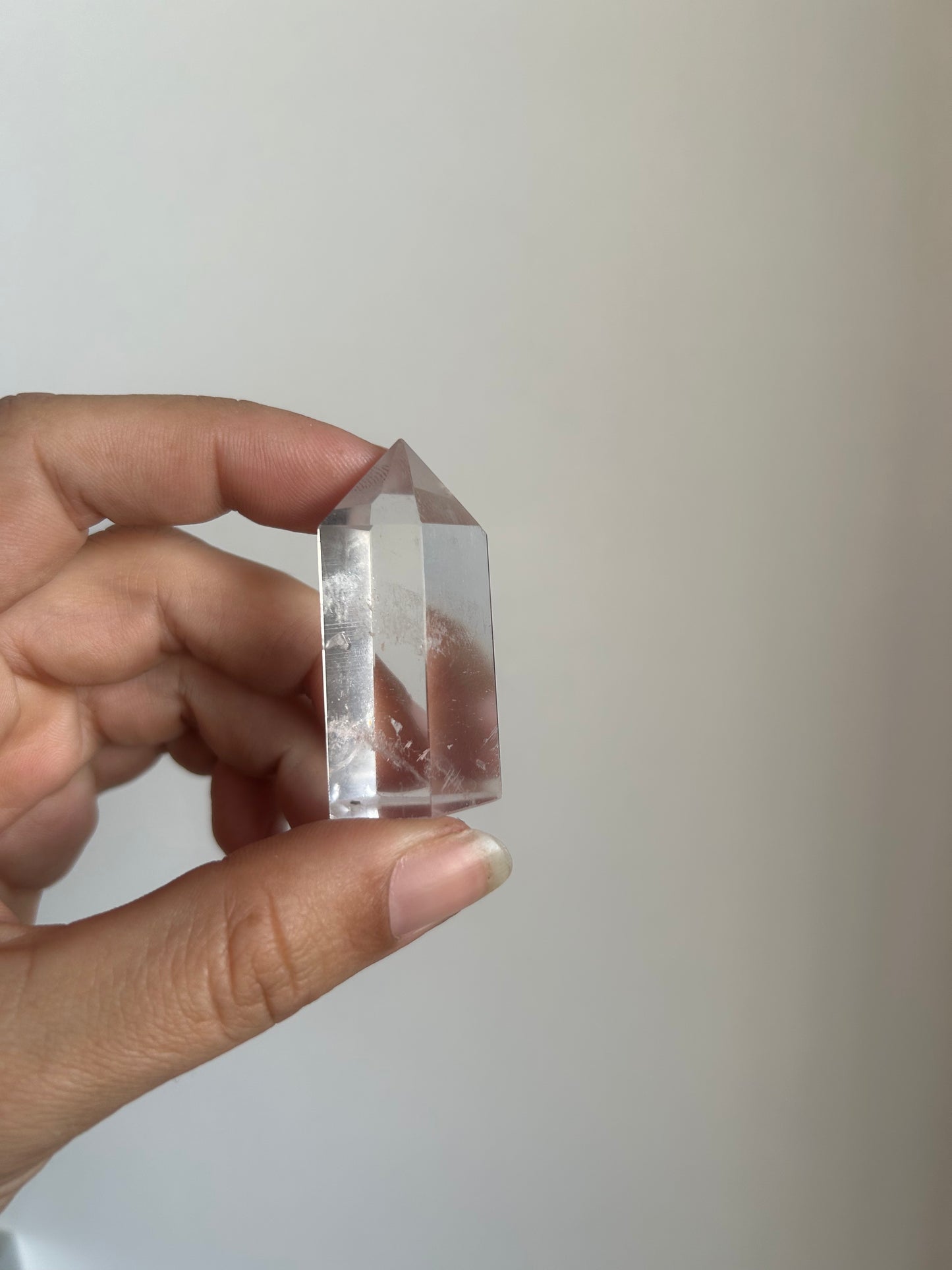 Cristal de roca punta