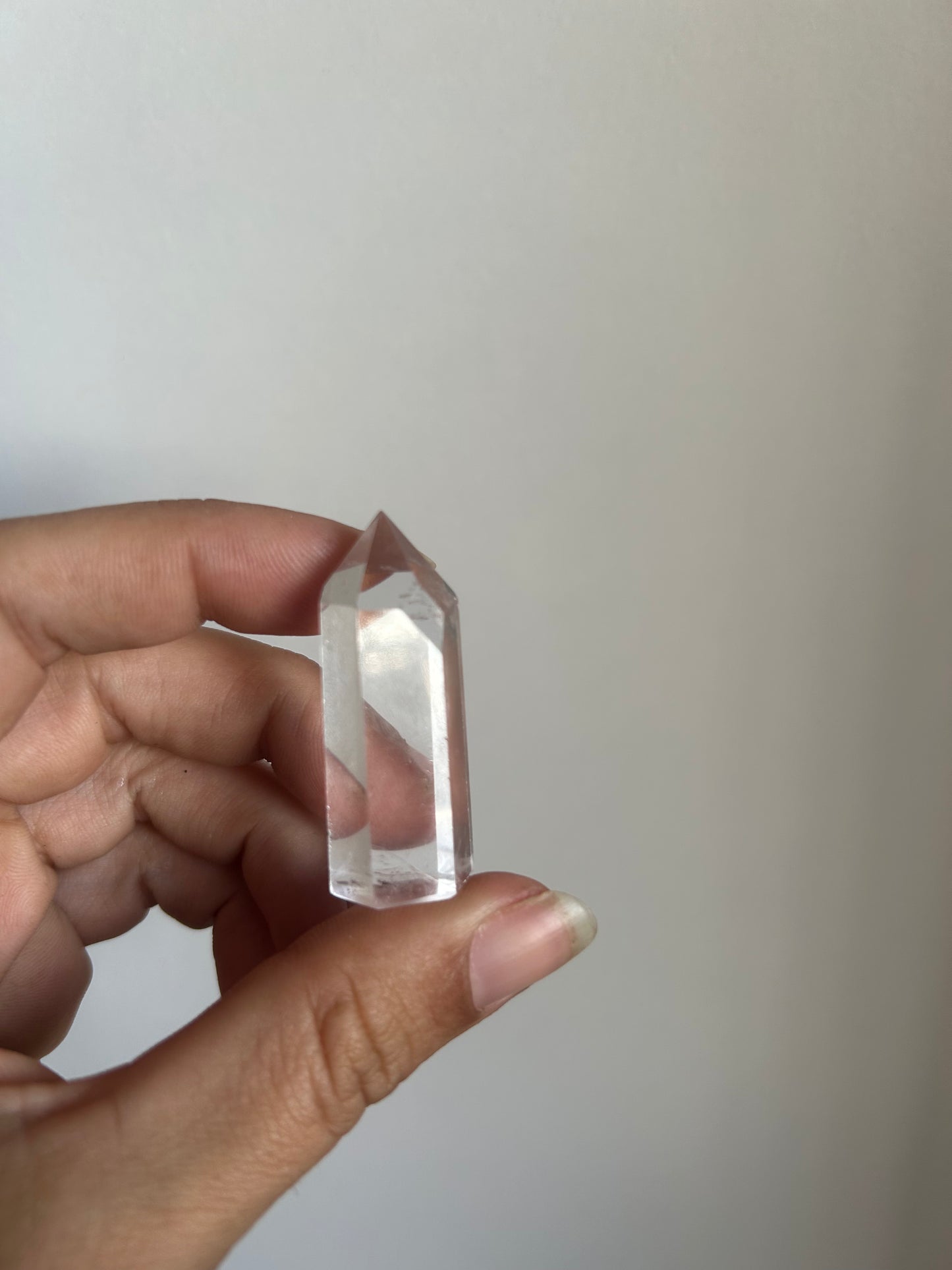 Cristal de roca punta