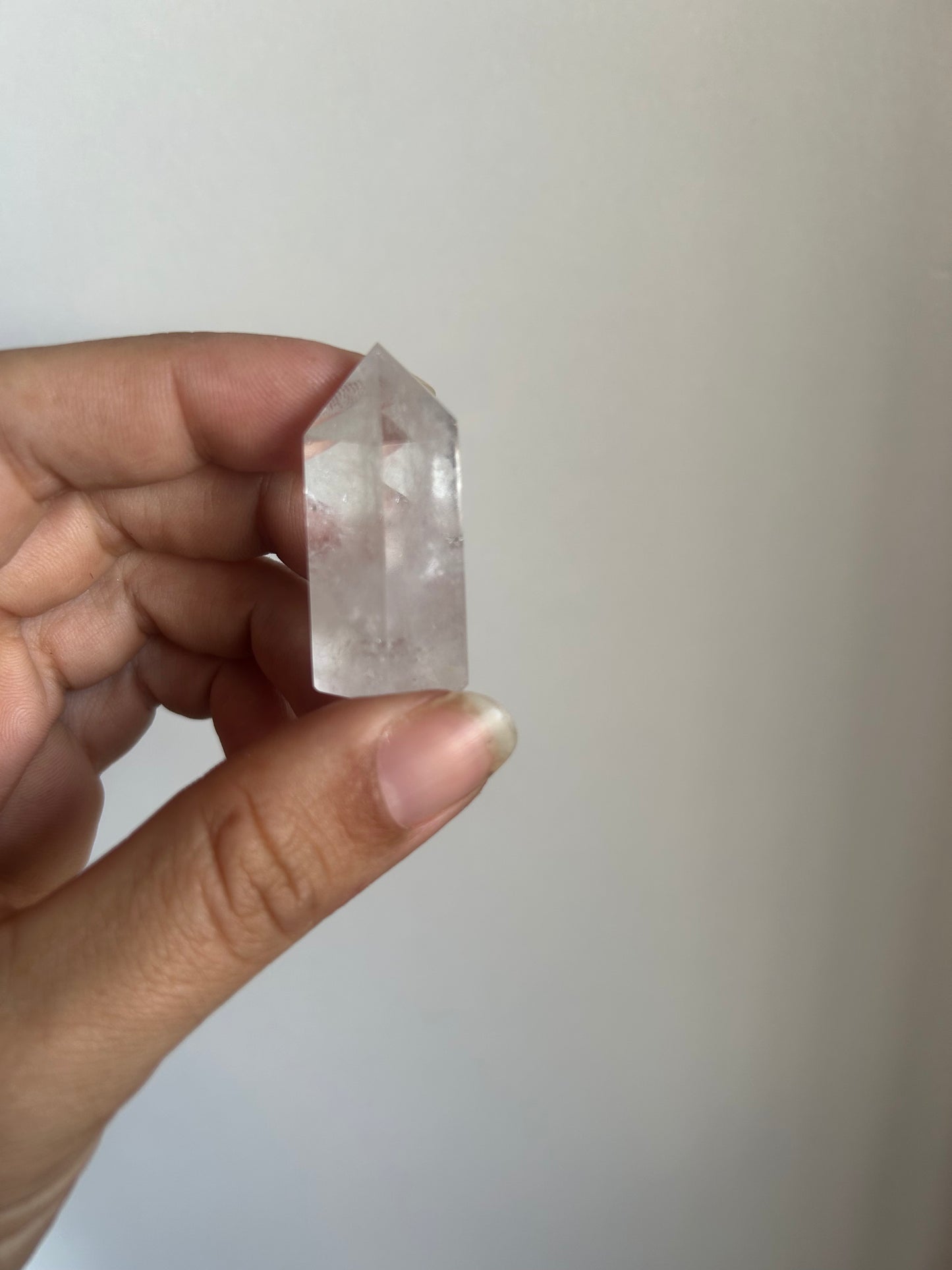 Cristal de roca punta
