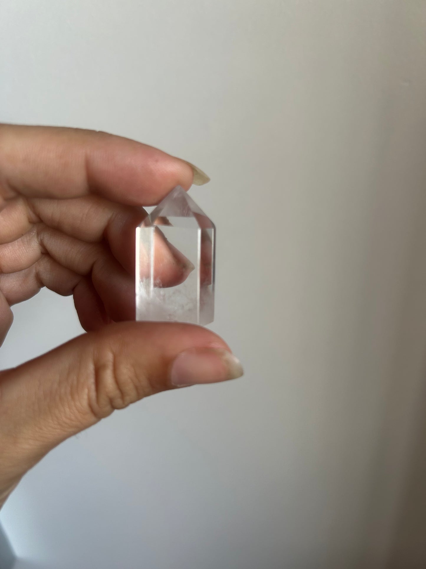 Cristal de roca punta